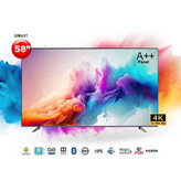 تلویزیون 58 اینچ ال ای دی هوشمند جی وی سی مدل LT58N100