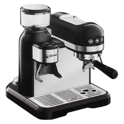 اسپرسو ساز نیمهصنعتی 1.4 لیتری لواک مدل LWK-CM3220، نیمه اتوماتیک با مصرف پودر قهوه، مناسب تهیه اسپرسو، کافه لاته، کاپوچینو، موکا و امریکانو، دارای یک عدد نازل قهوه، آسیاب قهوه، حالت آماده به کار و سیستم گرم کردن فنجان
