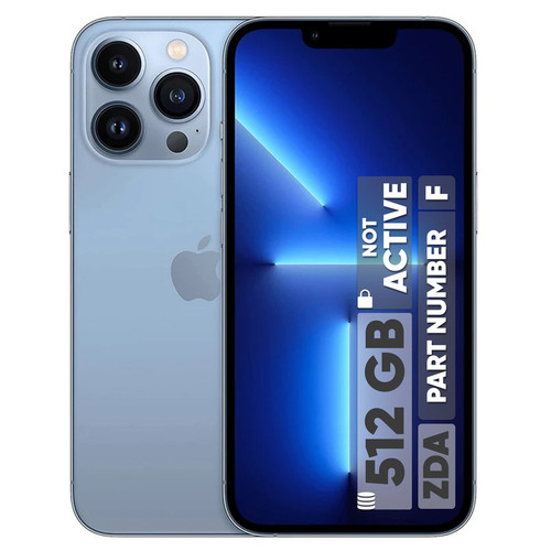 گوشی موبایل اپل مدل iPhone 13 Pro BA تک سیم کارت ظرفیت 512 گیگابایت و رم 6 گیگابایت - نات اکتیو - پارت نامبر F