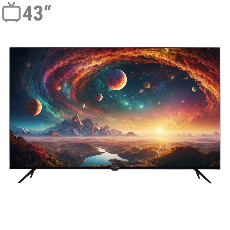 تلویزیون 43 اینچ ال ای دی هوشمند ایکس ویژن مدل 43XY785